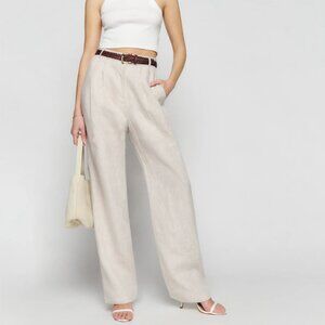 Reformation Mason Linen Pants